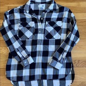 Plaid Tunic Shirt